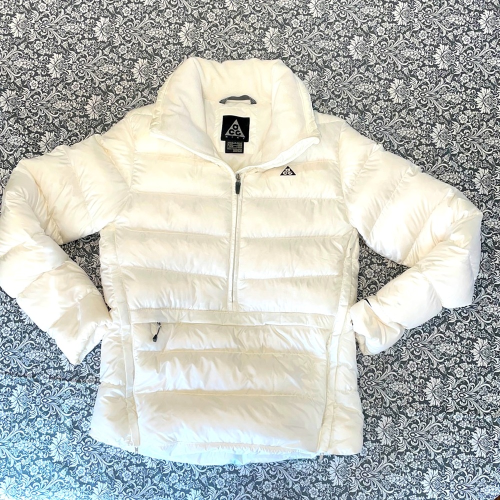 Nike ACG Down Zip Up Collared PullOver